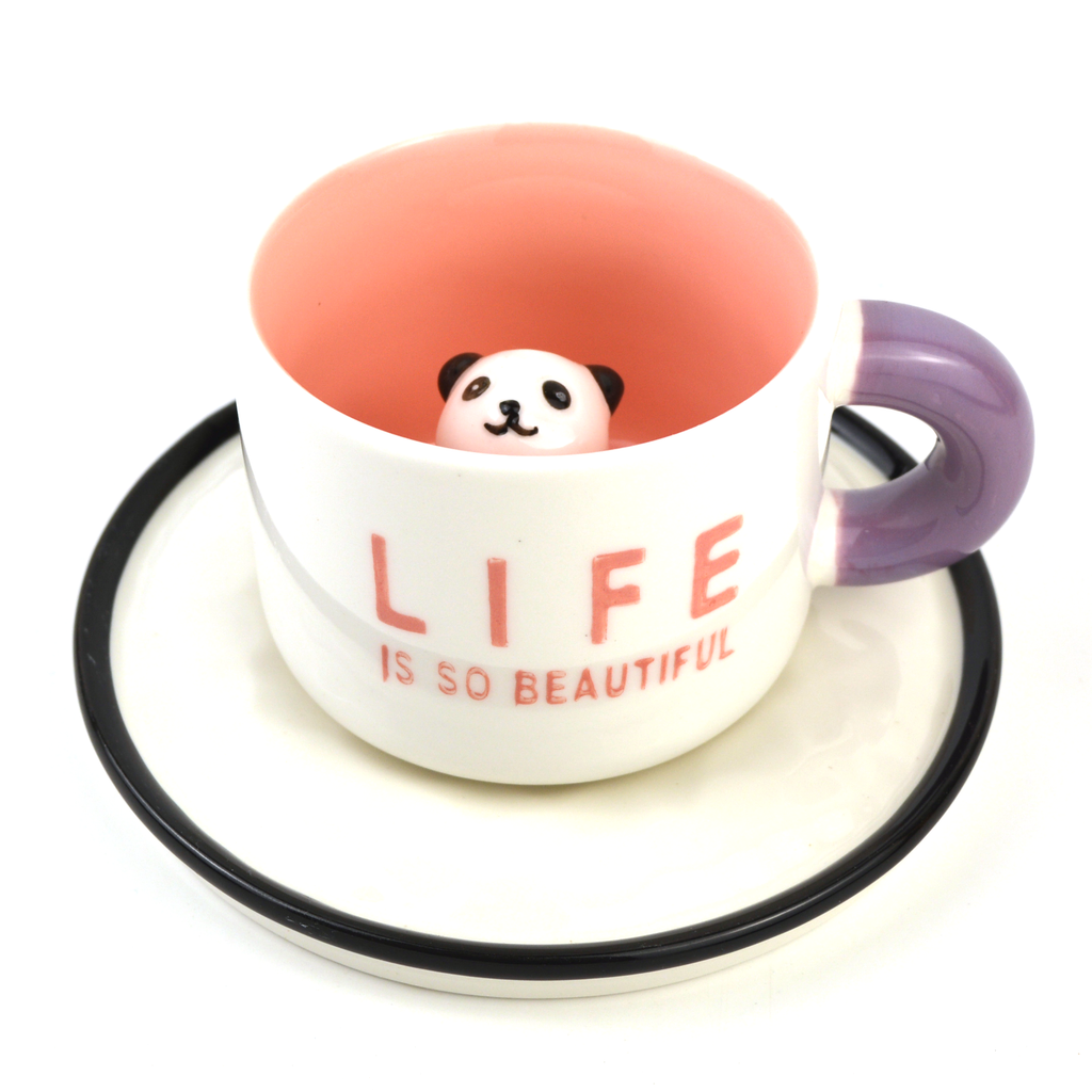 Peeking Panda Mug