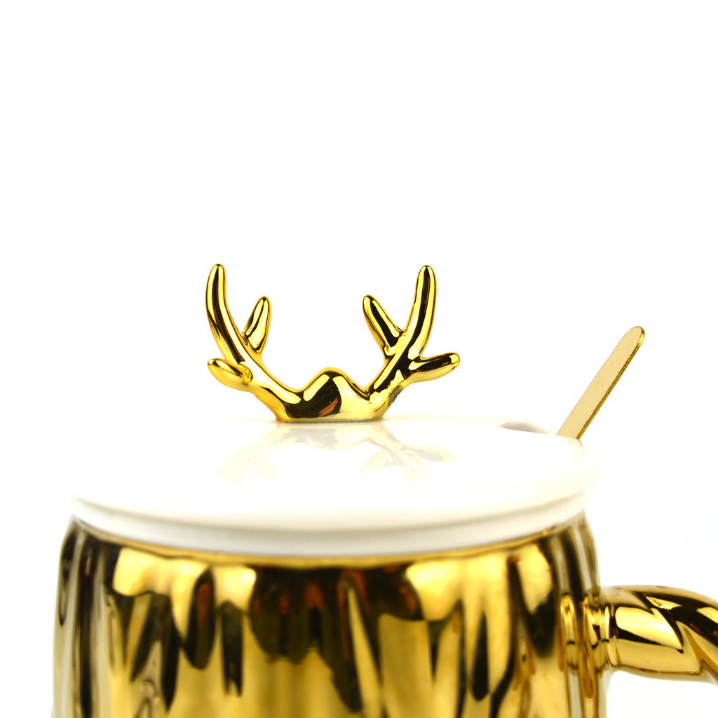 Reindeer Lid Mug