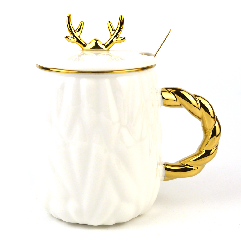 Reindeer Lid Mug