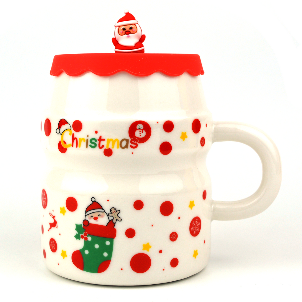 Christmas Mug with Silicon Lid